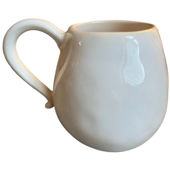 POTTERY BARN Stoneware Halloween Skeleton Mug Whimsical Folk Art Oversized 18 oz - Picture 4 of 10